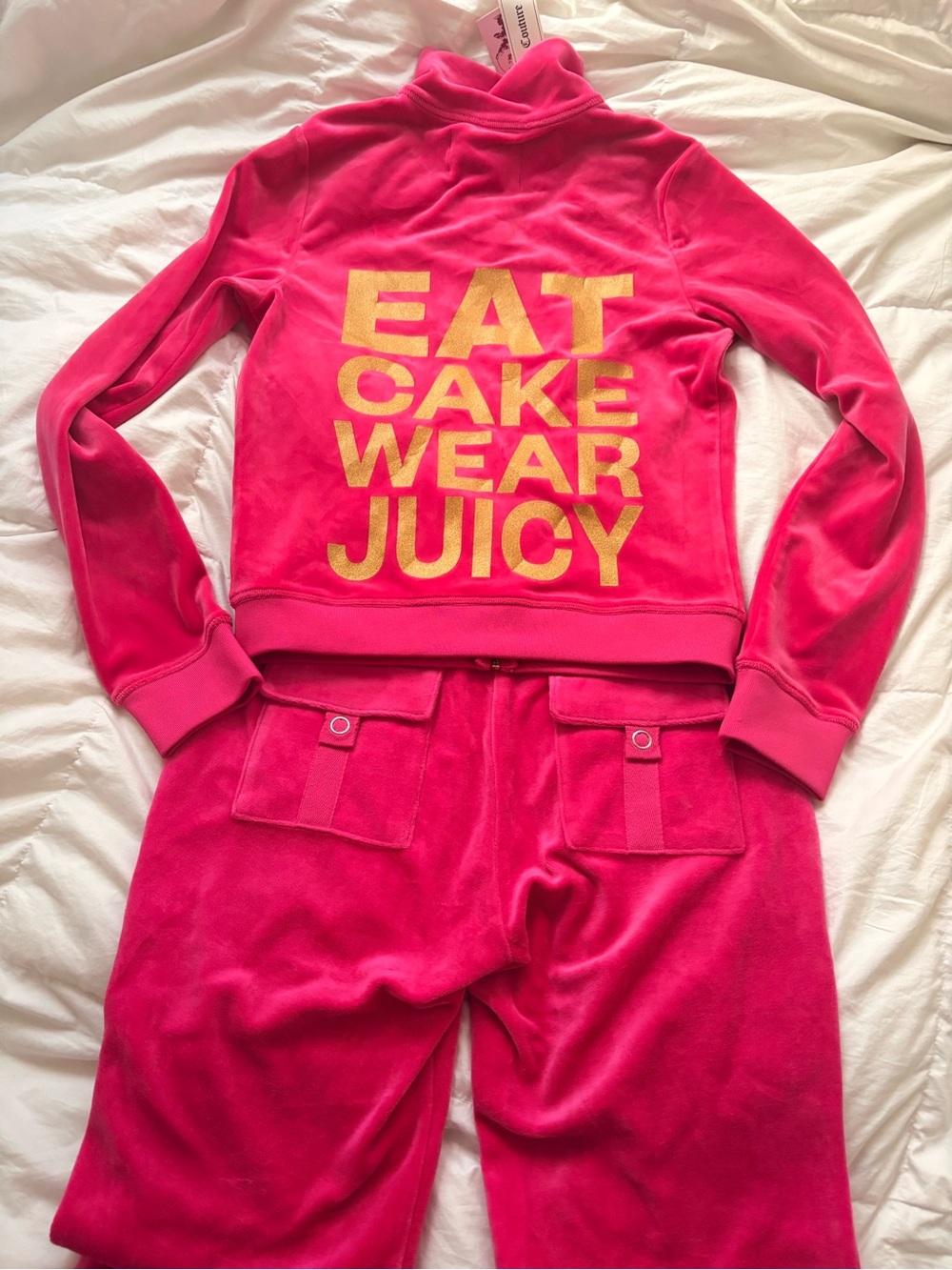 Juicy Couture NWT Eat cake wear juicy matching tracksuit set